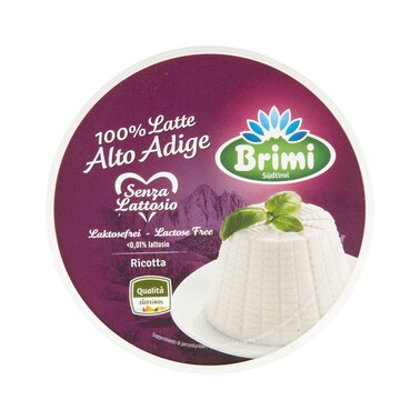 Brimi Ricotta 100% Latte Alto Adige Lactose Free 200g