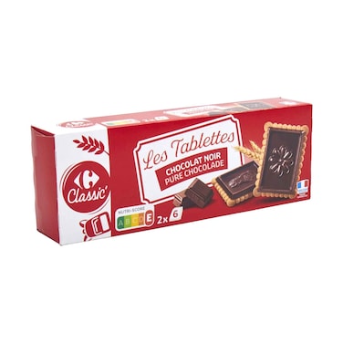 Carrefour Petit Beurre Dark Cocolate Biscuit 150g