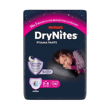 DryNights Pijama For Girls 3-4Years 16's