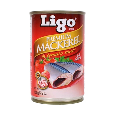 Ligo Mackerel In Tomato Sauce Chilli 155g