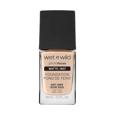 Wet N Wild Photofocus Mat Foundation Soft Ivory 30ml