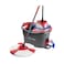 Vileda Turbo Spin Mop &amp; Bucket Set With Foot Pedal Floor Mop With Spinning Wringer