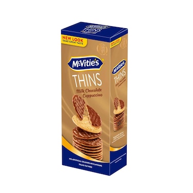Mcvitie's Digestive Chocolate Thins Cappuccino Milk 150g