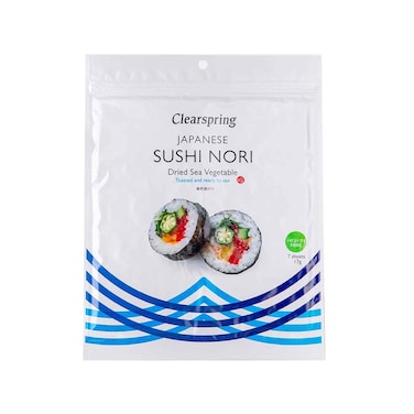 Clearspring Japanese Sushi Nori Sea Dried Sea Vegetable 17g