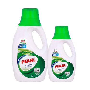 Pearl Liquid Detergent Original 1L + 3L