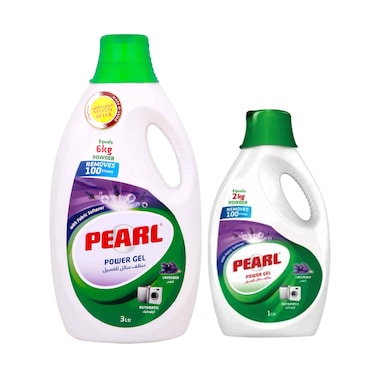 Pearl Power Gel Liquid Detergents Lavander  3l+1l