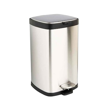 سلة نفايات بدعاسة مربعة من أبيل بلاست، 6 لترات