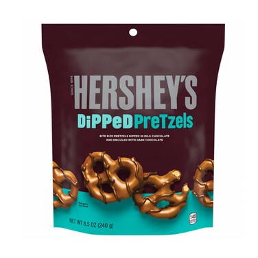 Hershey's Dipped Milk Chocolate Pretzels 240g