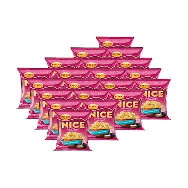 Kitco Nice Potato Chips Salt &amp; Vinegar 16g x Pack of 20