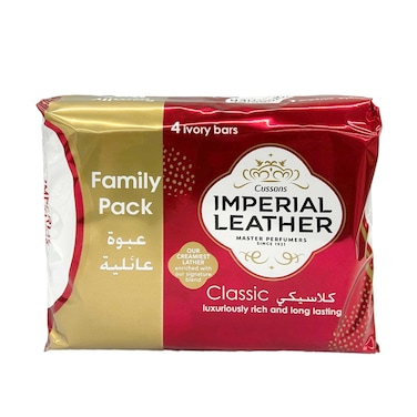 Cussons Imperial Leather Classic Ivory Bar Soap 175gx4 Pieces