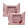 Johnson's Facial Micellar Cleansing Wet Wipes With Rose Water 25's  2pack