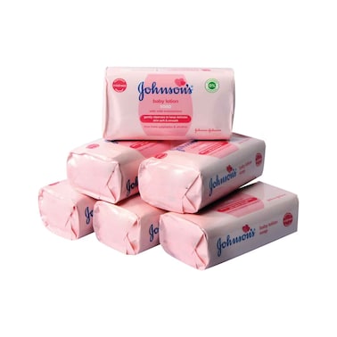 Johnson's Baby Bar Soap Lotion 100gx6's