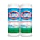 Clorox Disinfectant 35 Wet Wipes Fresh Scent 2 Pieces