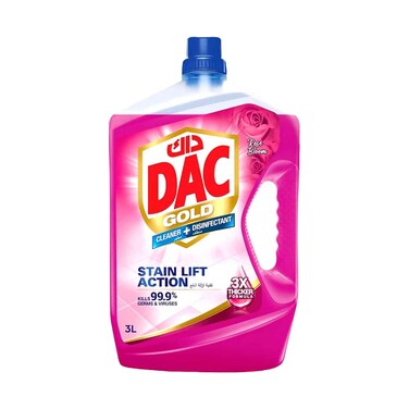 Dac Super Multi-Purpose Disinfectant With Rose 3L