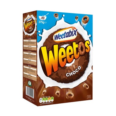 Weetabix Weetos Wholegrain Chocolate Cereal 375g