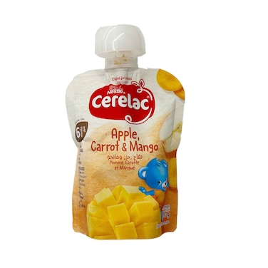 Nestle Cerelac Apple, Carrot &amp; Mango 90g