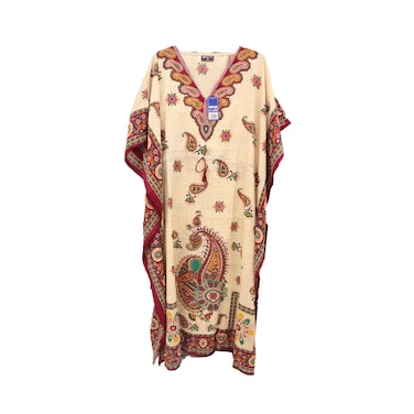 Ladies Kaftan Printed Long Dress Free Size Assorted