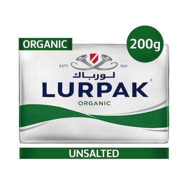Lurpak Organic Butter Block Unsalted 200g
