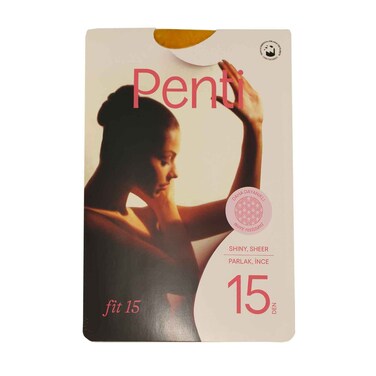 Penti Pantyhose Fit 15 Den Size Medium No.2, 38 Bronze (No Refund / Exchange For Hygienic Item)