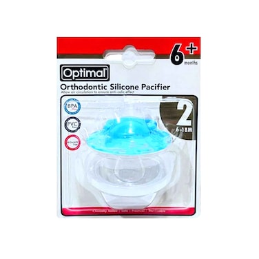 Optimal Orthodontic Silicon Pacifier For 6+ Months