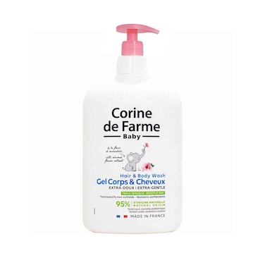 Corine De Farme Extra Gentle Baby Hair And Body Wash 500ml