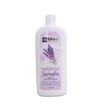 Bio Skincare Bath &amp; Shower Creme Lavender 750ml