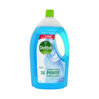 Dettol Fresh Aqua Antibacterial 3X Power Floor Cleaner, 3L