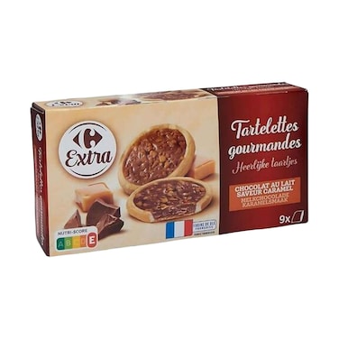 Carrefour Salted Butter Caramel Tart Cookies 125g
