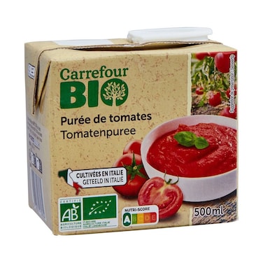 Carrefour Bio Tomato Puree 500g