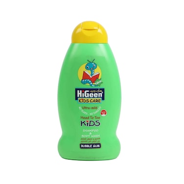 Higeen Kids Care Shampoo &amp; Body Wash Vanilla &amp; Caramel 500ml