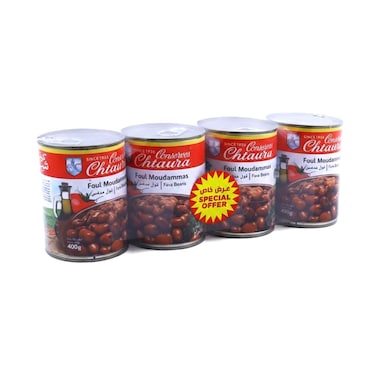 Chtaura Fava Beans, Foul Moudammas 400gx4 Pieces