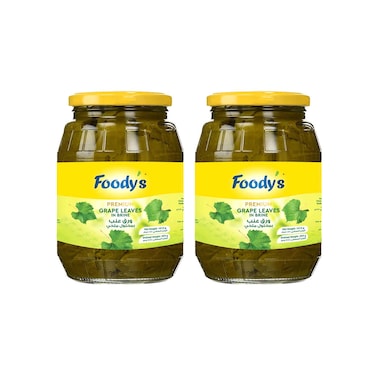 فوديز ورق عنب فاخر في محلول ملحي 1015 جم × 2 قطعة