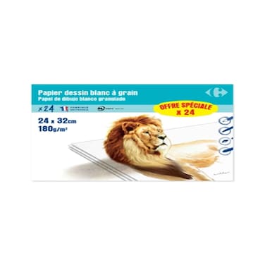 Carrefour Drawing Pad 24x32cm