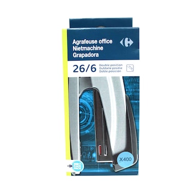 Carrefour Stapler 26/6, 400 Pins