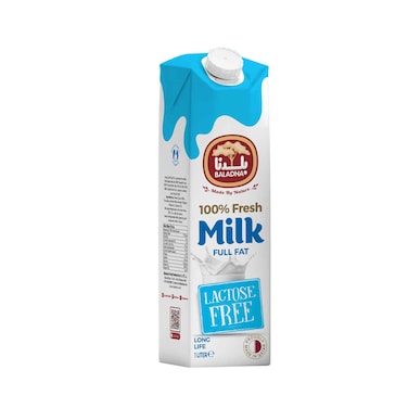 Baladna Long Life Milk Lactose Free Full Fat 1L