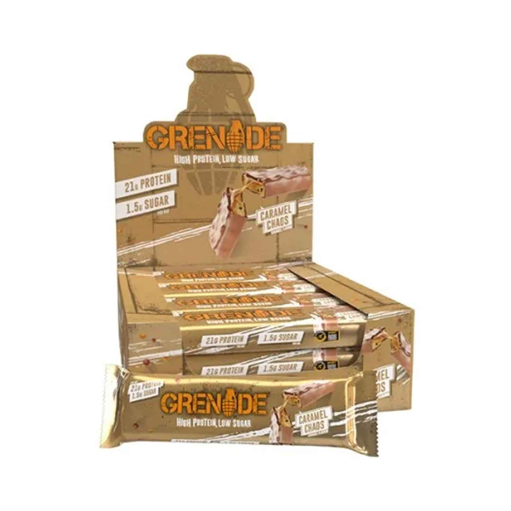 Grenade Carb Killa Caramel Chaos High Protein Bar 60G X12