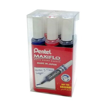 Pentel Maxiflo White Board Marker Pack 6 Pieces