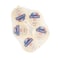 ILE De France Mini Brie Filert Soft Cheese 25g x Pack of 5