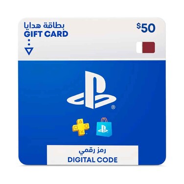 Sony PlayStation Store Digital Wallet Top Up 50 USD QAT