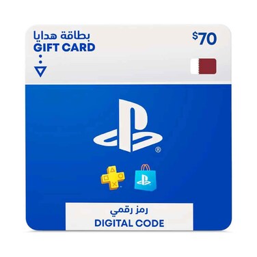 Sony PlayStation Store Digital Wallet Top Up 70 USD QAT