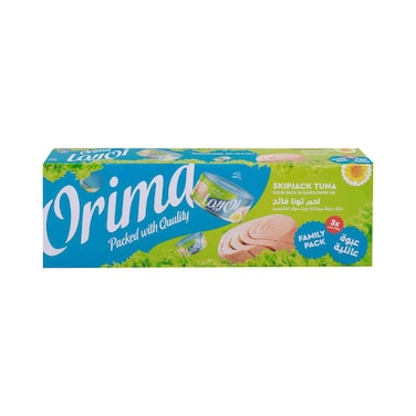 Orima Skipjack Tuna In Sunflower Oil 170gx3's