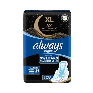 أولويز نايت لونج ماكسي سميك 24 فوطة