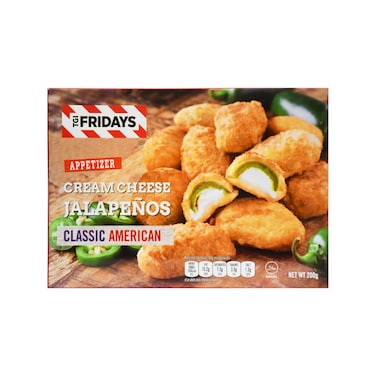 TGI Fridays Cream Cheese Jalapeno's 200g