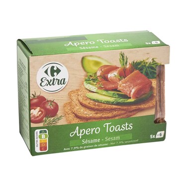 Carrefour Fine Toasts Sesame 100g