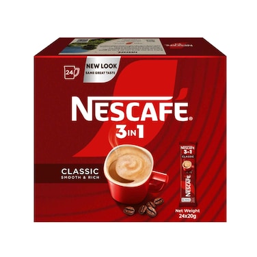 Nescafe 3in1 Instant Coffee Box 20gx24's