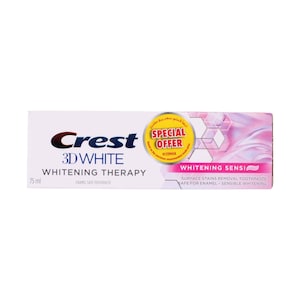 Crest 3D White Sensitive Toothpaste 75mlx2 Pieces