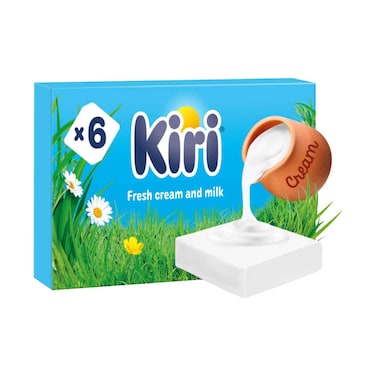 Kiri Cream Cheese Square Portion, 6 Portions, 100G