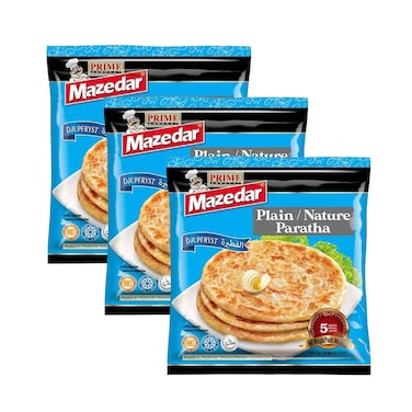 Mazedar Frozen Plain Paratha 400gx3's