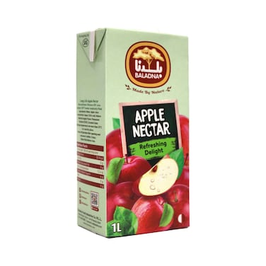 عصير نكتار التفاح طويل الأمد من بلدنا 1 لتر