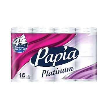 بابيا بيور & سوفت ورق حمام 16 لفة 4 طبقات